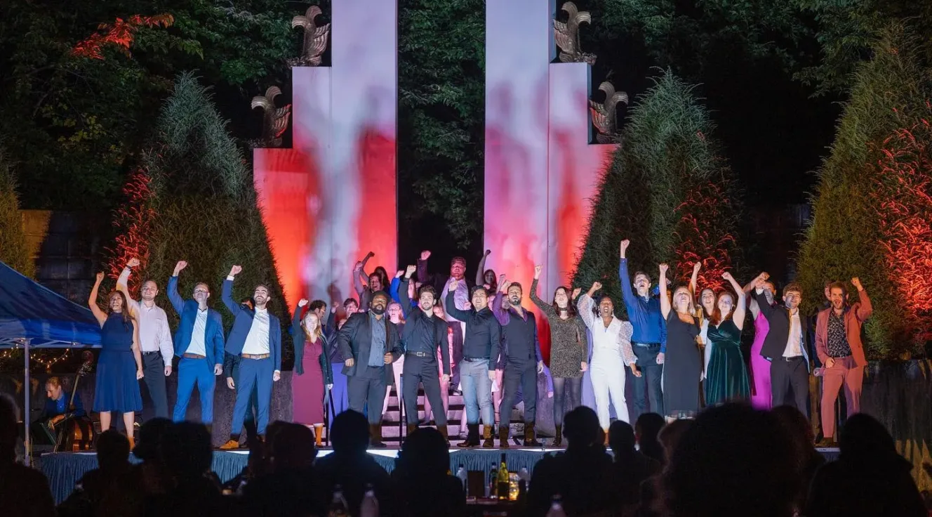 Under the Stars at the Sunken Garden