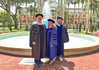 Dr. Carly Wingfield and her Illini peers at Stetson University