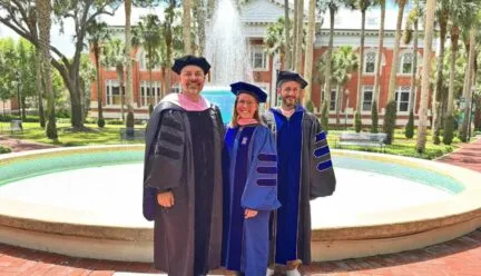 Dr. Carly Wingfield and her Illini peers at Stetson University