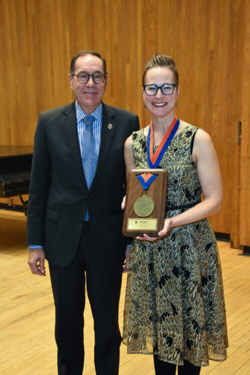 Bridget Sweet Investiture - Bridget and Provost Coleman
