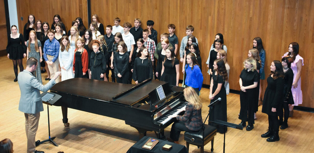 Bridget Sweet Investiture - Mahomet-Seymour 8th Grade Choir