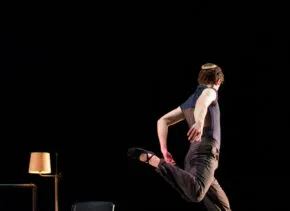 3 dancers on a stage