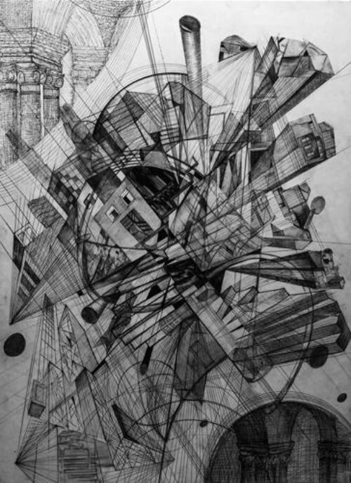 very abstract lines and shapes