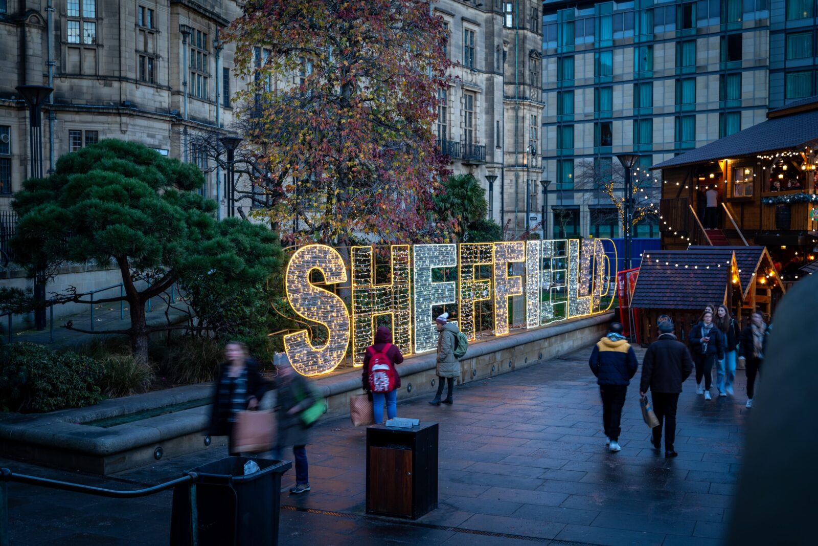 light up Sheffield sign