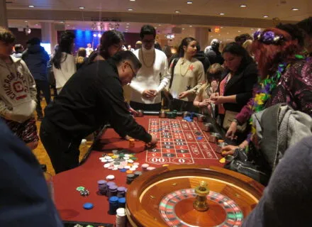 People playing poker 