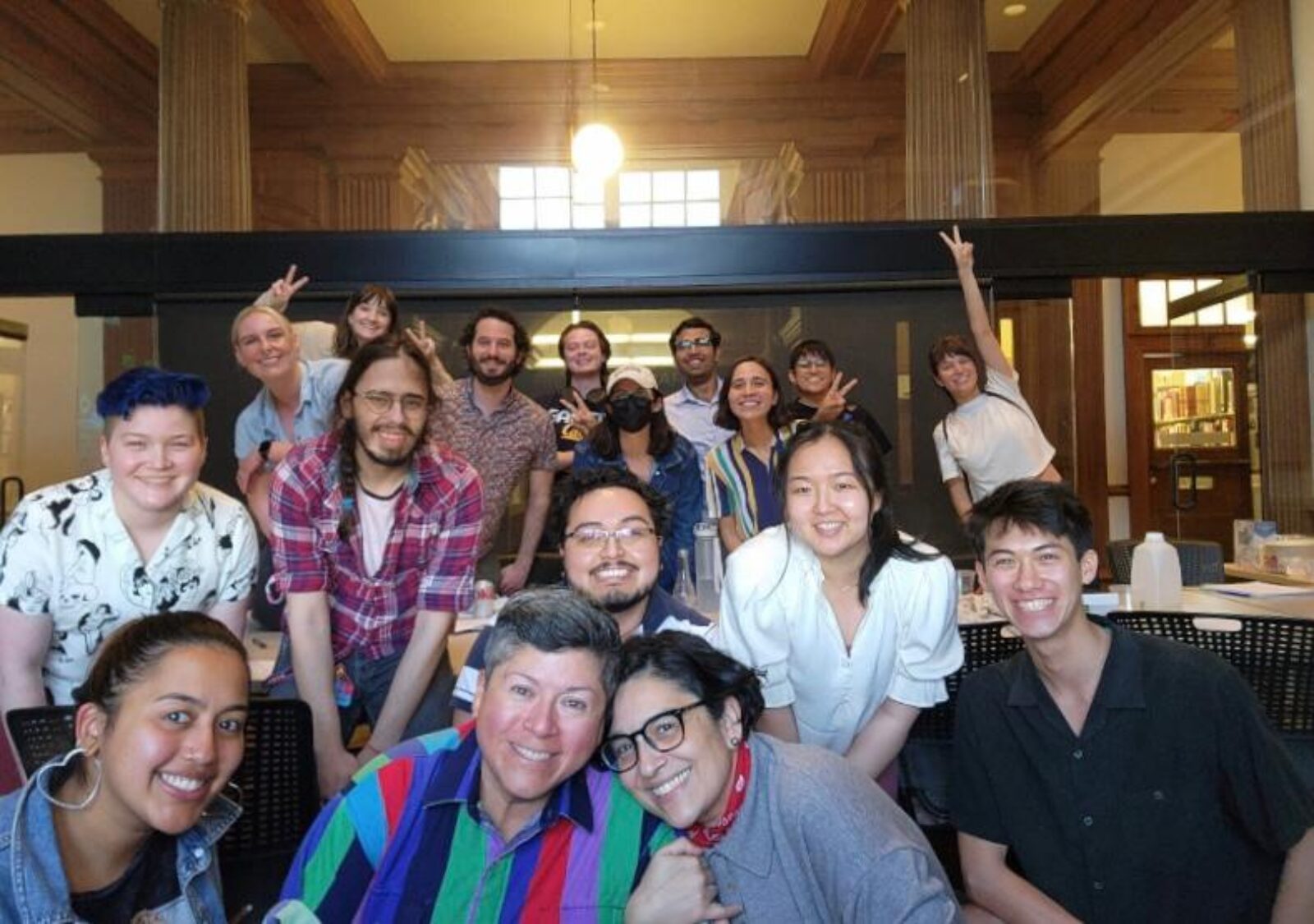 group of people gathered