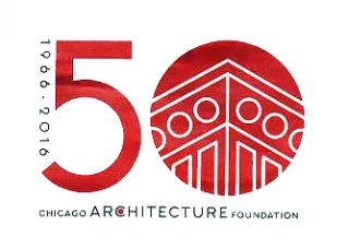 Chicago Architecture Foundation 50th birthday bash poster 