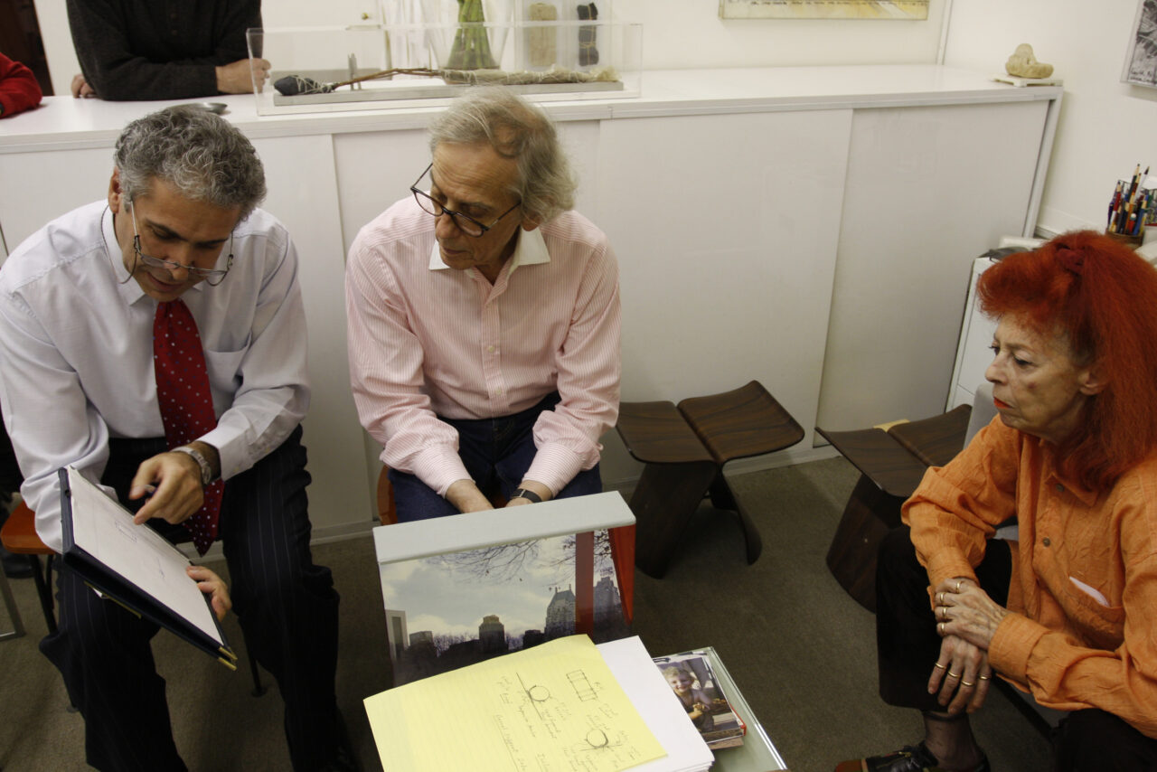 Presenting to Christo and Jeanne-Claude