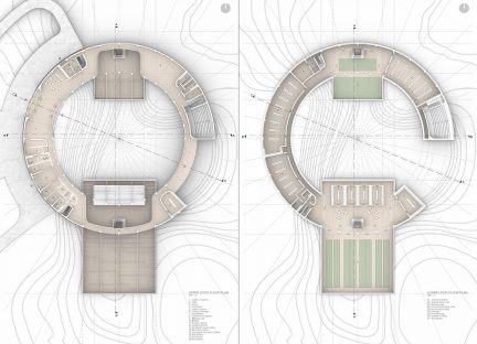 Rendering with plans below 