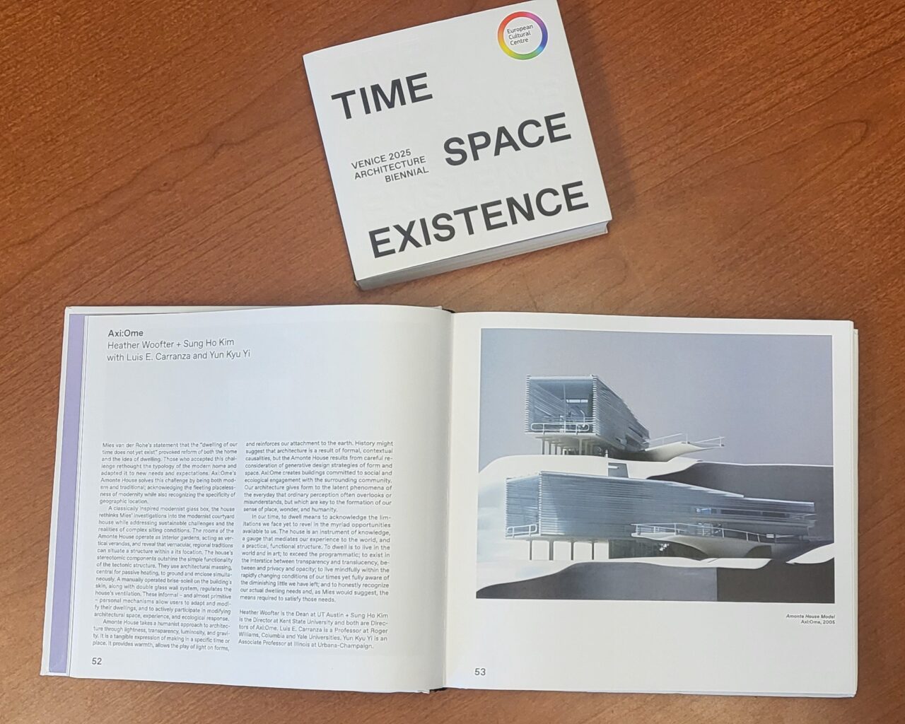 Invited exhibition at “TIME SPACE EXISTENCE” organized by the European Cultural Centre in Venice, from May10th until November 23rd, 2025, in Venice, Italy.