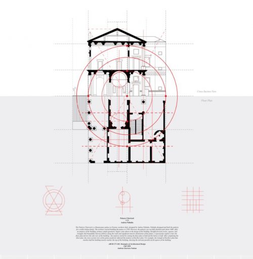 Section analysis of renaissance building