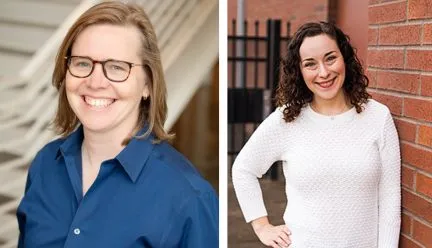 headshots of christina bollo and amanda donofrio 