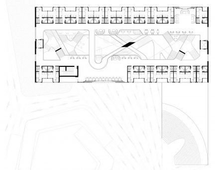 floor plan of campus building design 