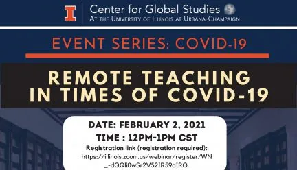 remote teaching panel poster 