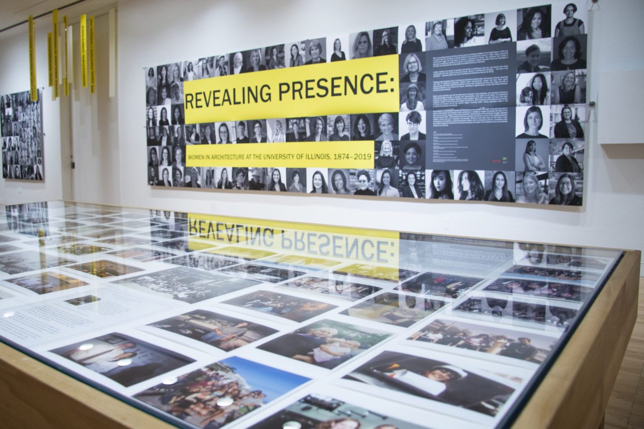 "Revealing Presence: Women in Architecture at the University of Illinois, 1874-2019" exhibition at the Krannert Art Museum 