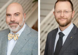 Headshots of Drs. Bross and Johnson 