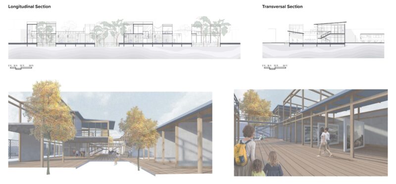sections and renderings 