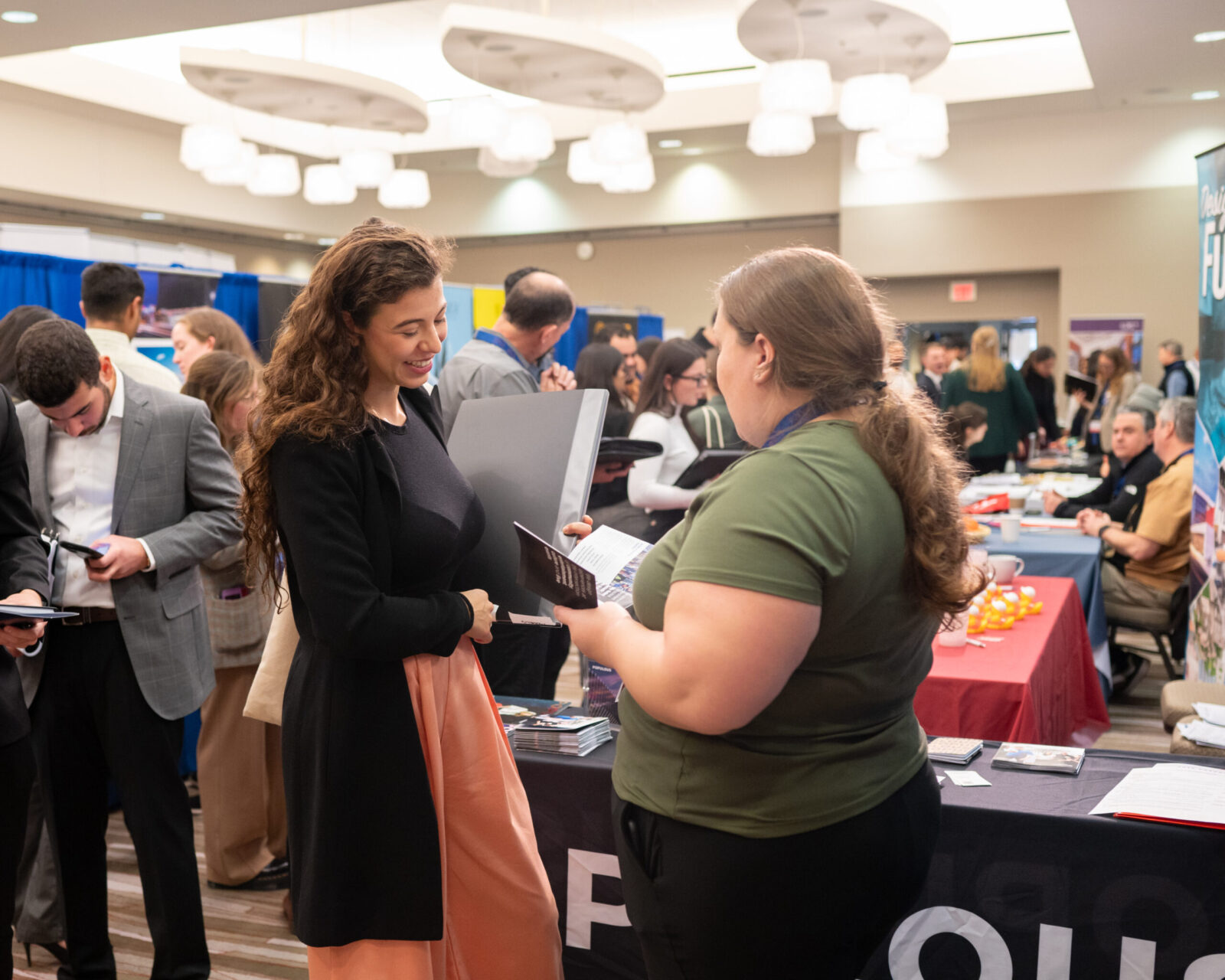 Vendors and students at the 2024 Career XPO