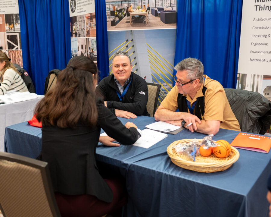 Vendors and students at the 2024 Career XPO