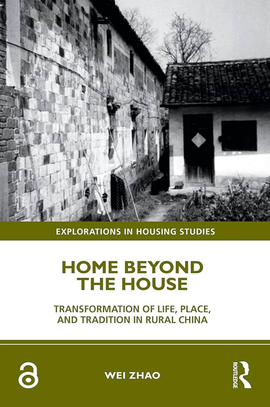 cover of a book "home beyond the house" by wei zhao