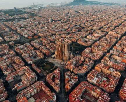Sant Cugat del Vallès from above