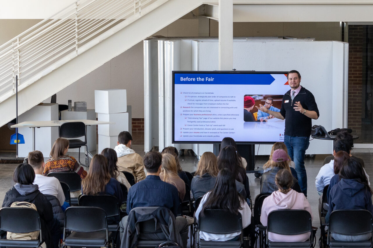 picture of students at xpo kick-off