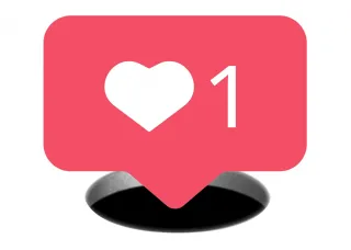 Like social media graphic