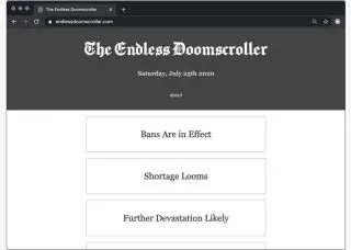 The Endless Doomscroller