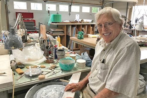 Don Frith in workshop