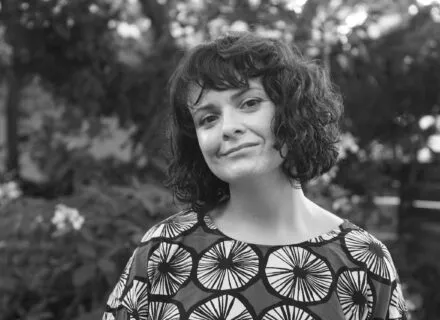 an image of Guen Montgomery in black and white