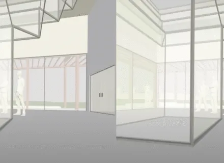 Stereoscopic architectural drawing