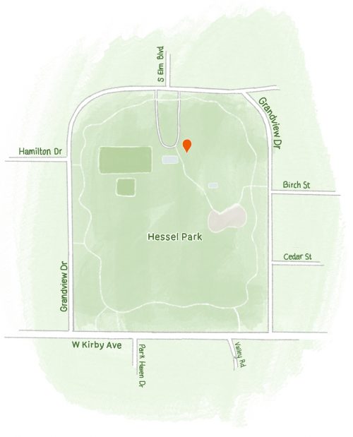 Map of Hessel Park