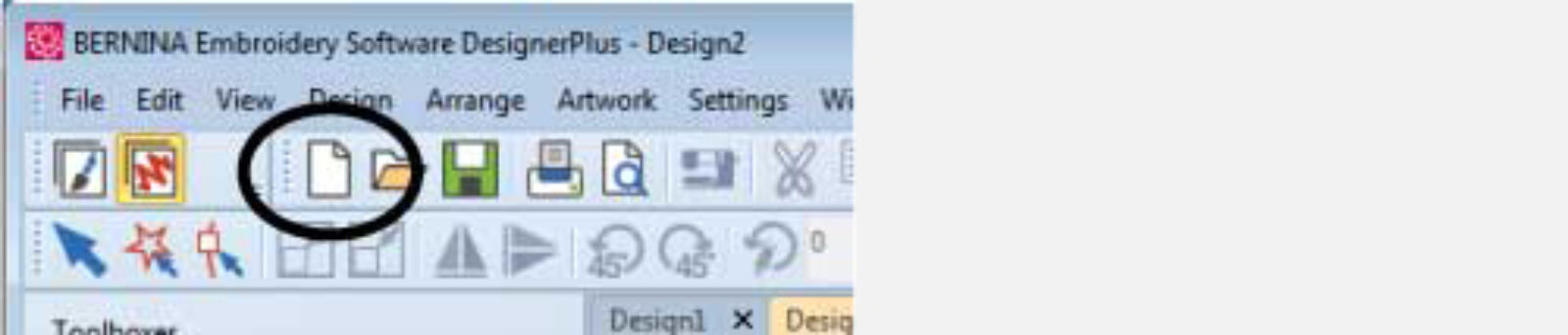 Bernina Embroidery Software Menu