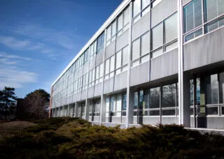 side view of Art &amp; Design Building