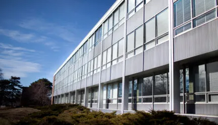 side view of Art &amp; Design Building