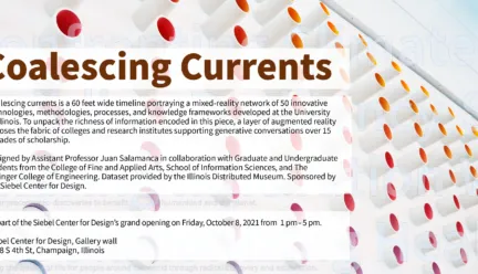 Coalescing Currents: Reified Ripples of Innovation at Illinois mural project opening