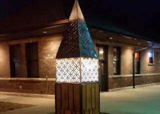 Beacon sculpture by Michael Collins