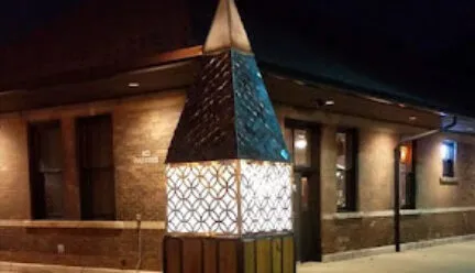 Beacon sculpture by Michael Collins