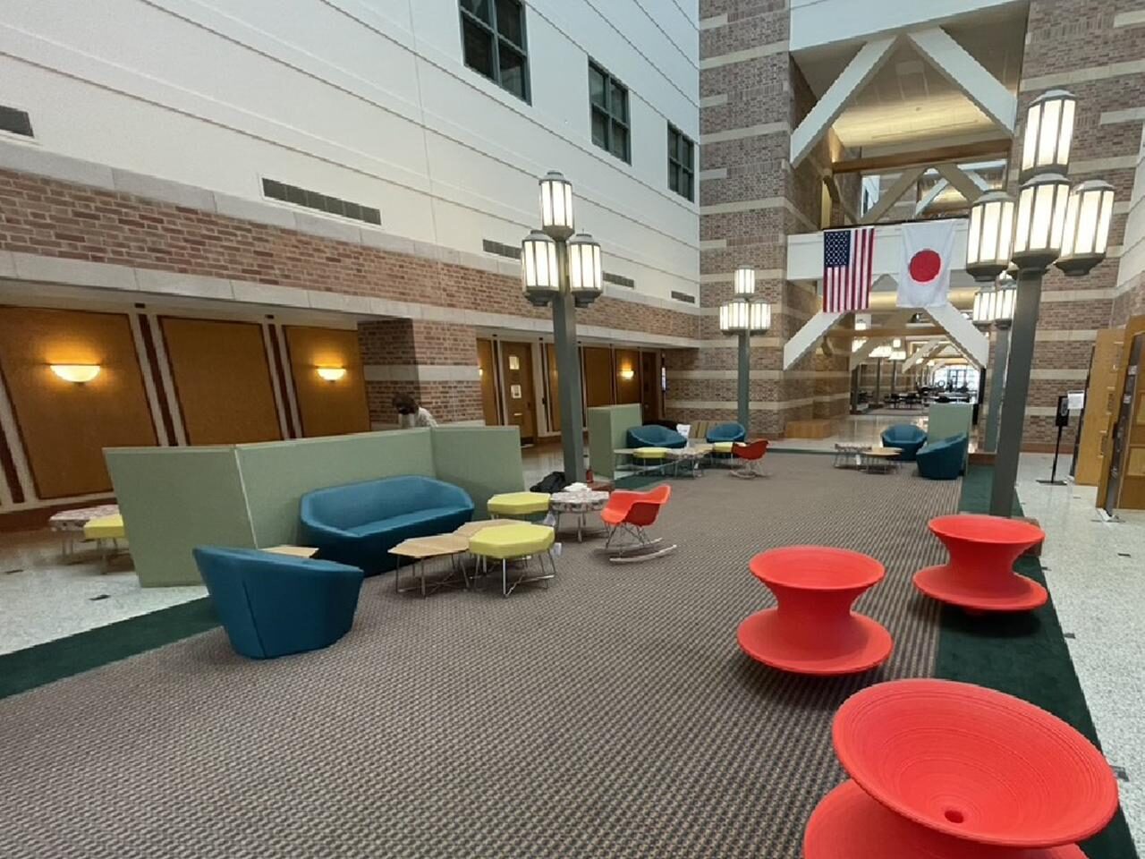 east wing Beckman Institute with empathetic design furniture