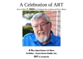 Harry Breen a Celebration of Art Open House Flyer