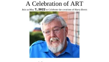 Harry Breen a Celebration of Art Open House Flyer
