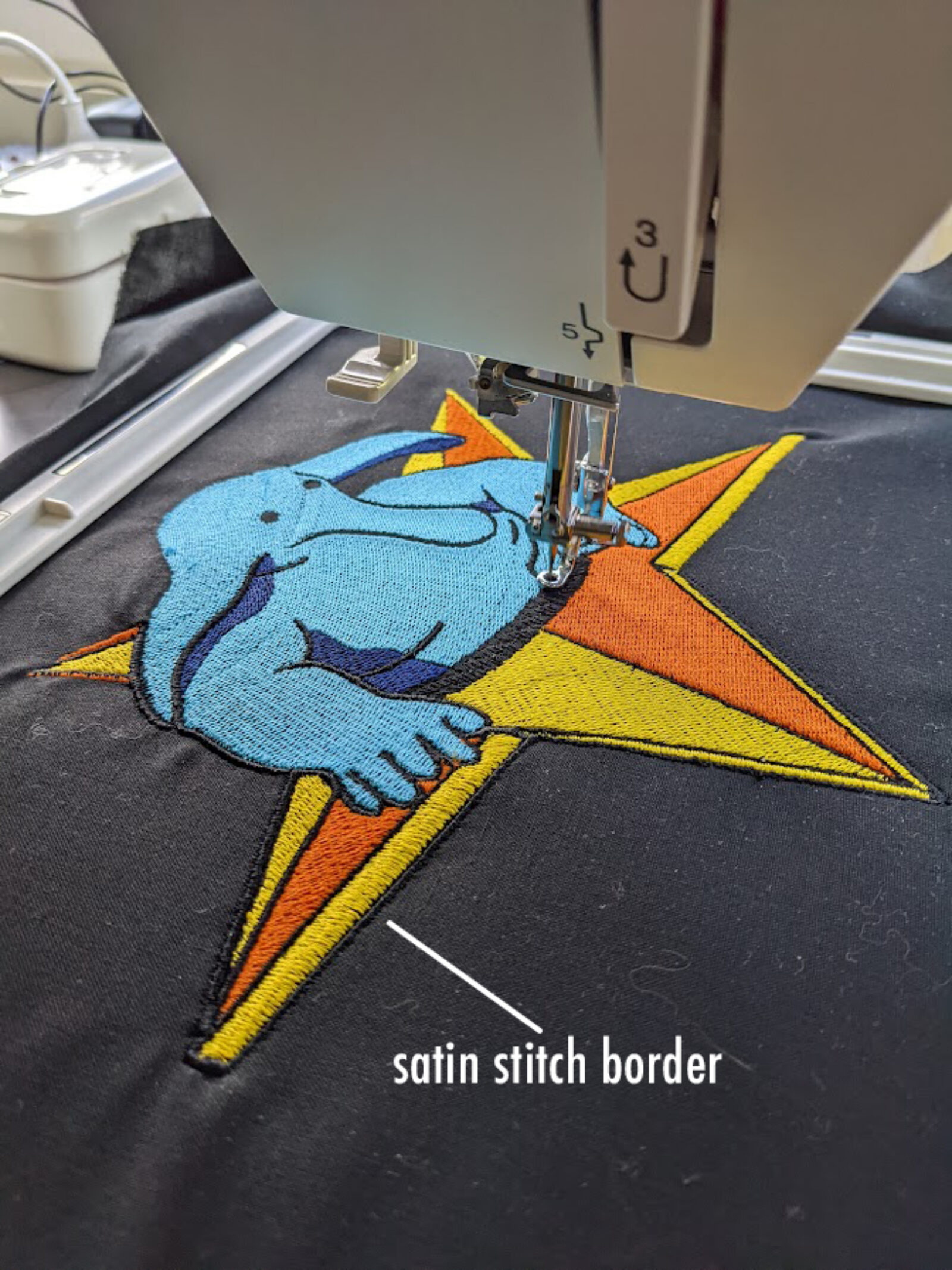 border of a patch