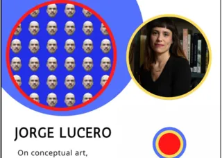 ad for artist praxis with Jorge Lucero and Debora Faccion Grodzki