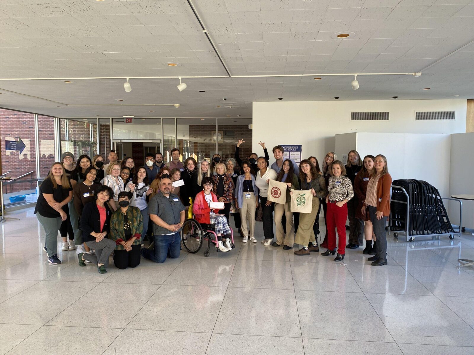 a group portrait of conference attendees