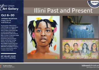 poster for Illini Past and Present Exhibition