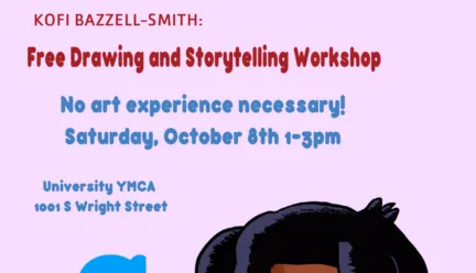 poster for Drawing and Storytelling workshop