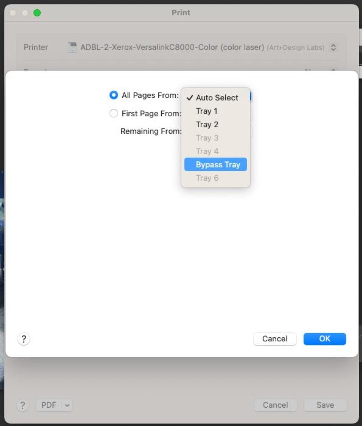 Manual Feed Printing