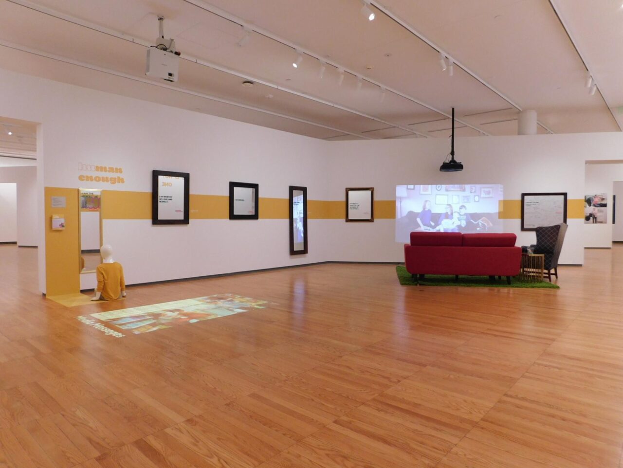 Installation view of MFA Thesis Exhibition