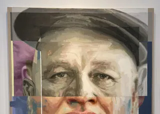 photo of portrait of Romare Bearden painted by Patrick Earl Hammie