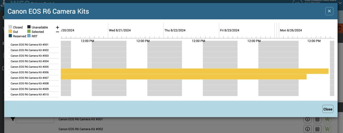 screenshot camera timeline